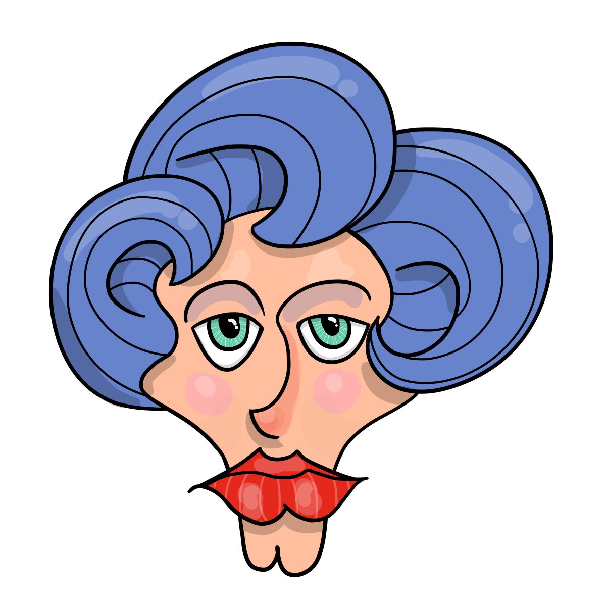 Воспитательница рисунок