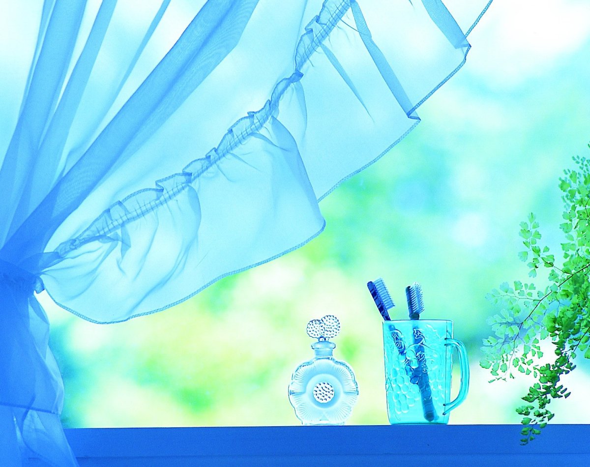 Утро в голубых тонах