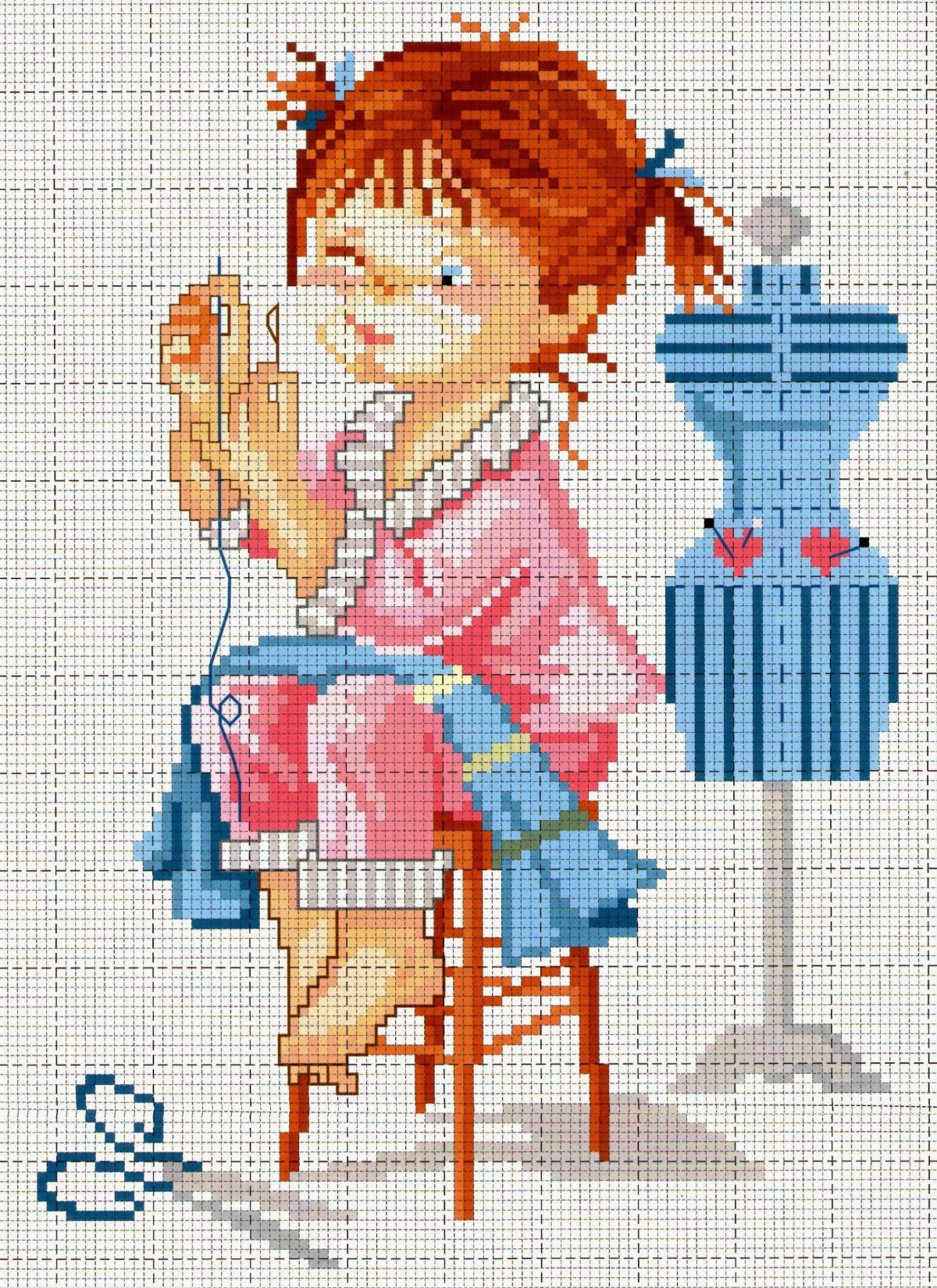 Рукодельница вышивка крестом