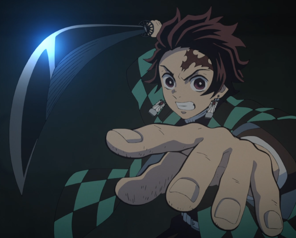 Клинок рассекающий демонов Танжиро с клинком