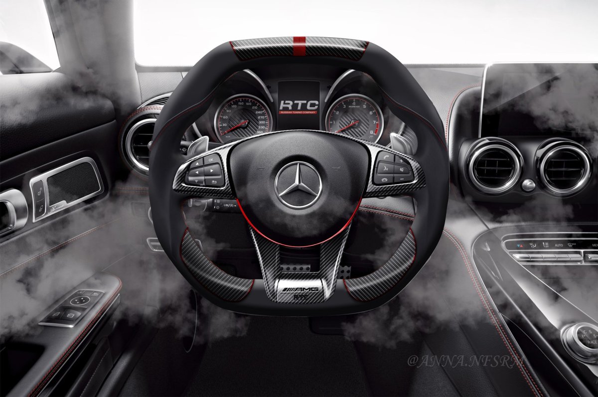 Mercedes Benz AMG gt руль