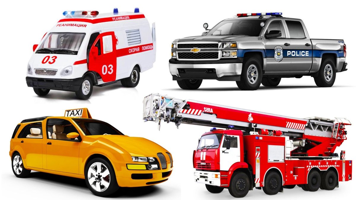 Транспорт вектор для детей