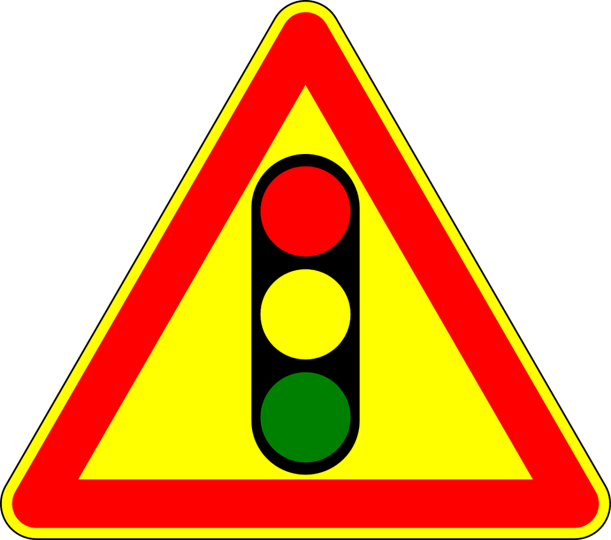 Значок светофора