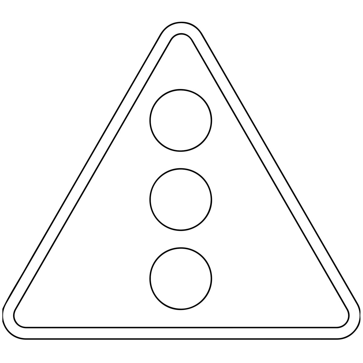 Дорожные знаки раскраска