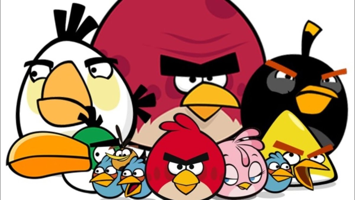 Милые птички Энгри бердз