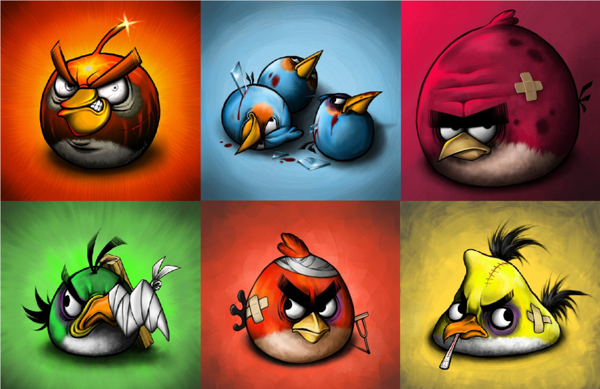 Angry Birds персонажи птицы