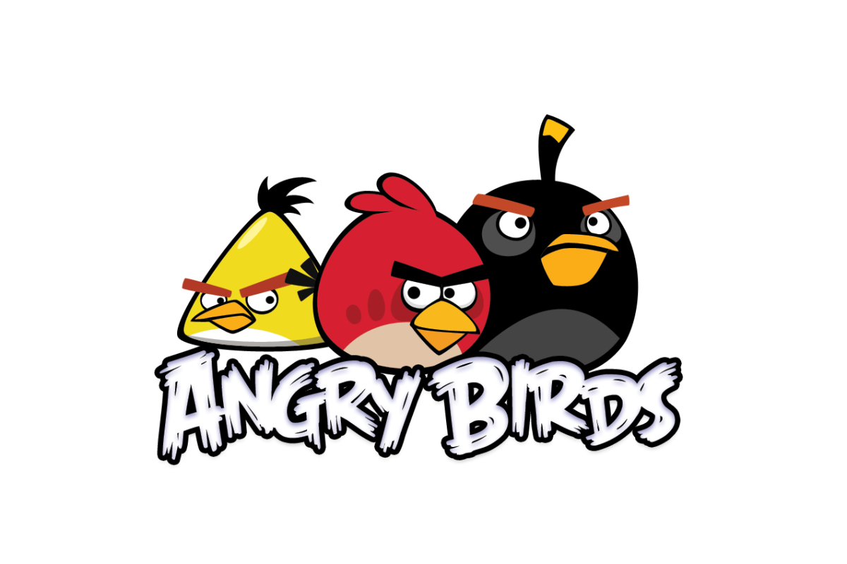 Angry Birds надпись