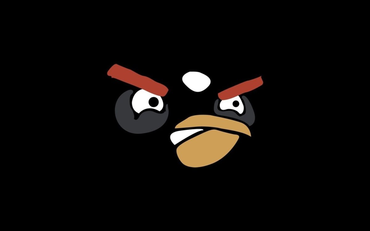 Angry Birds черная птица