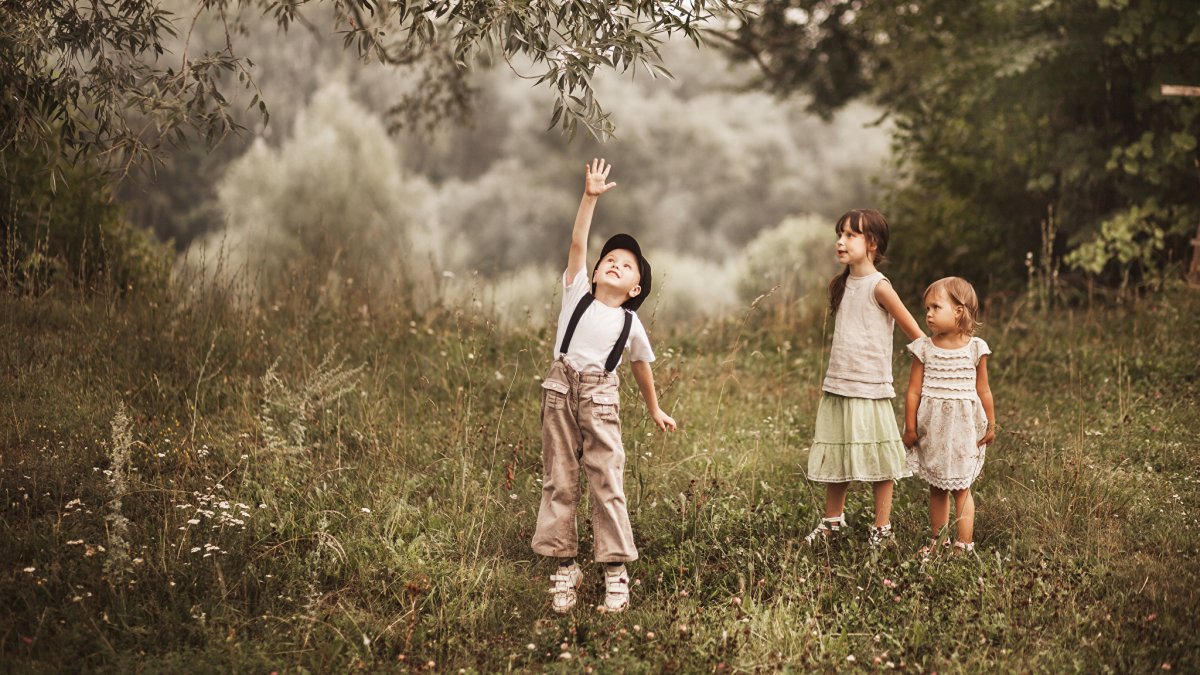 Фотосъемка детей на природе