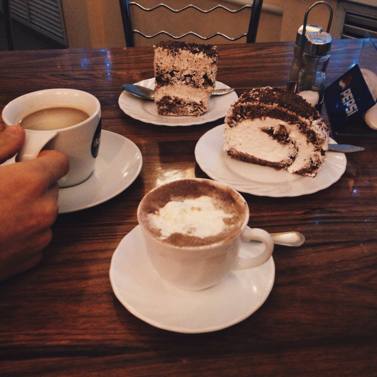 Кофе в кафе