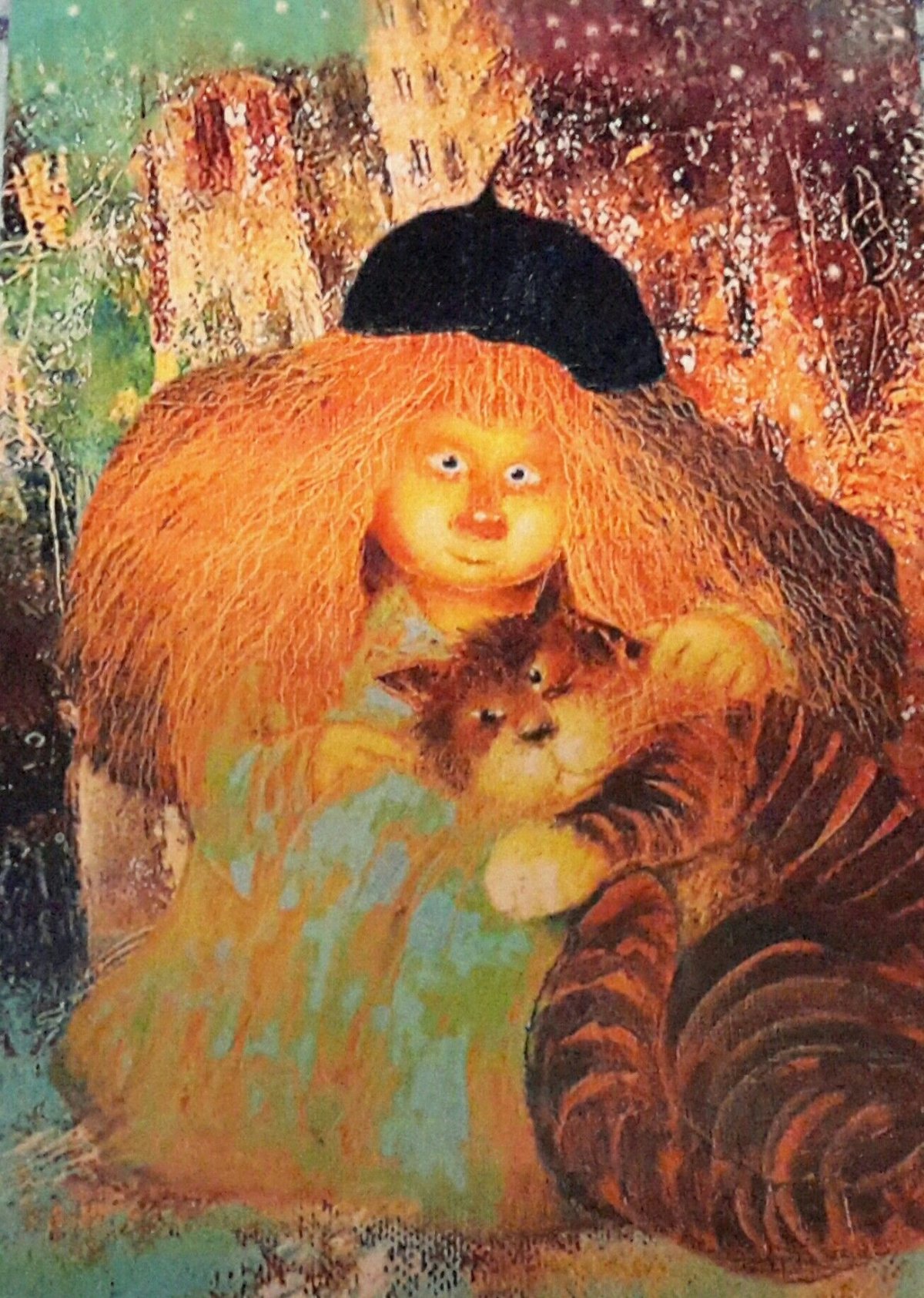 Рыжий ангел картины Галина чувиляева