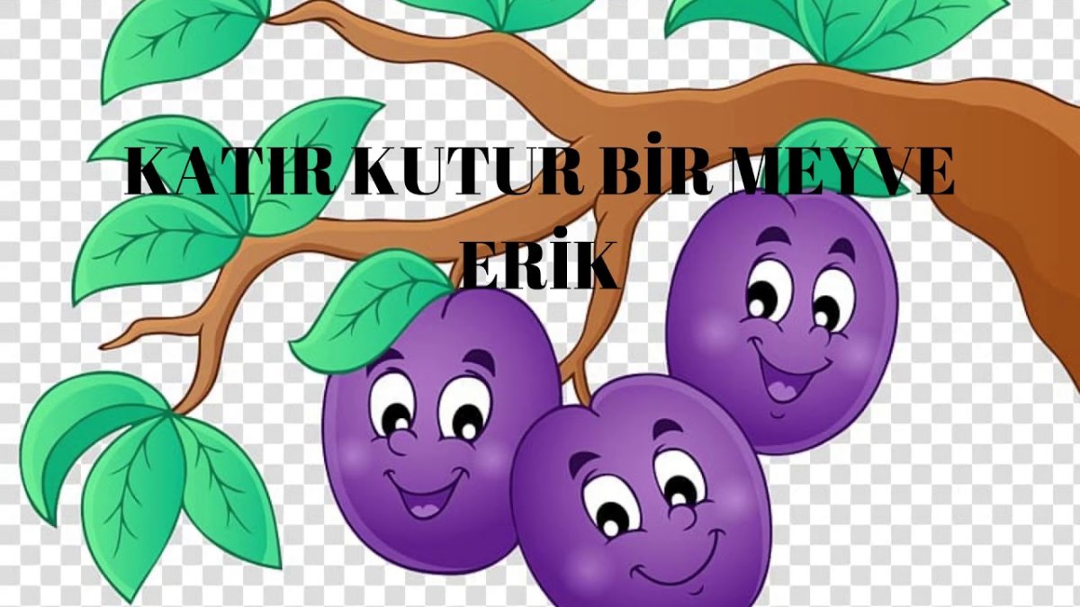 Слива дерево мультяшно