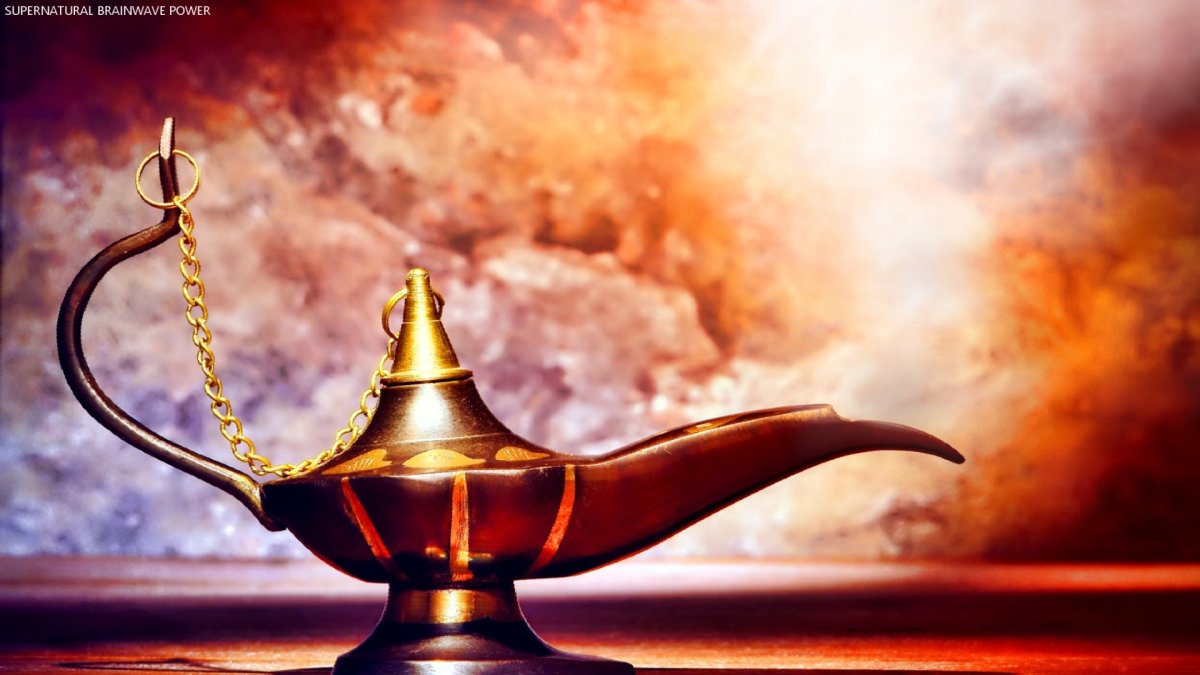 Лампа Аладдина Волшебная лампа арт