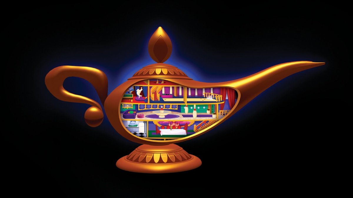 Лампа Джина из Аладдина