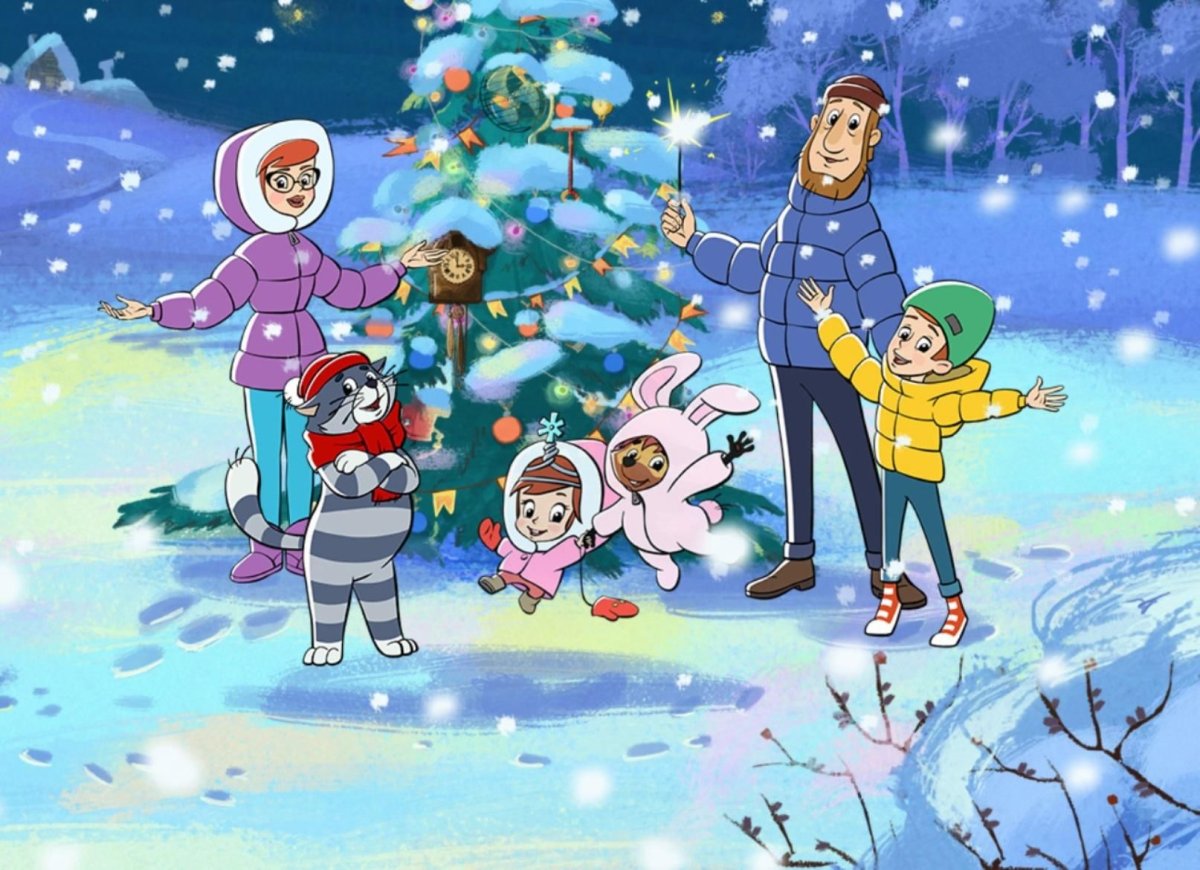 Зимние мультфильмы
