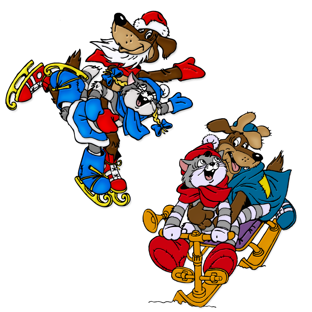 Кот Матроскин из Простоквашино новый год