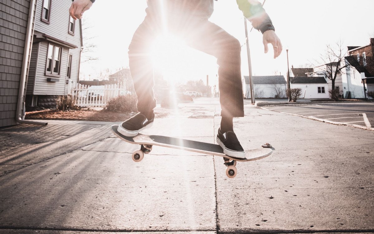 Скейтбордист Филипп Густав