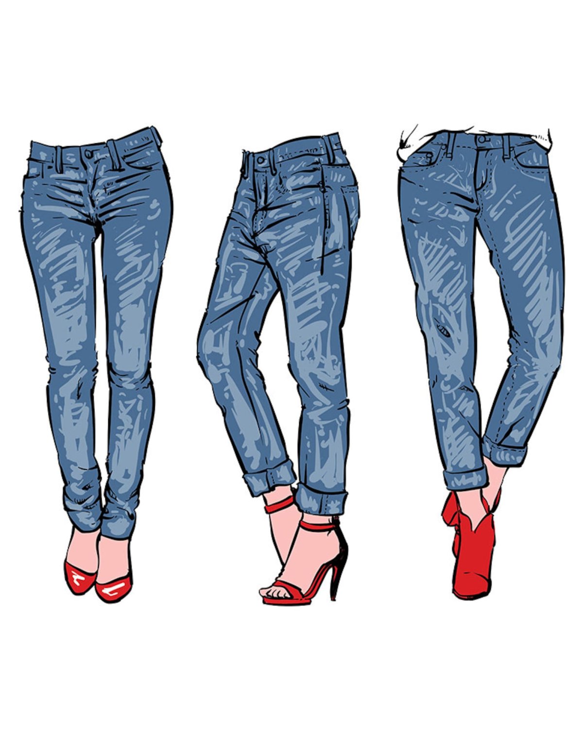 Джинсы для девочек 10 лет