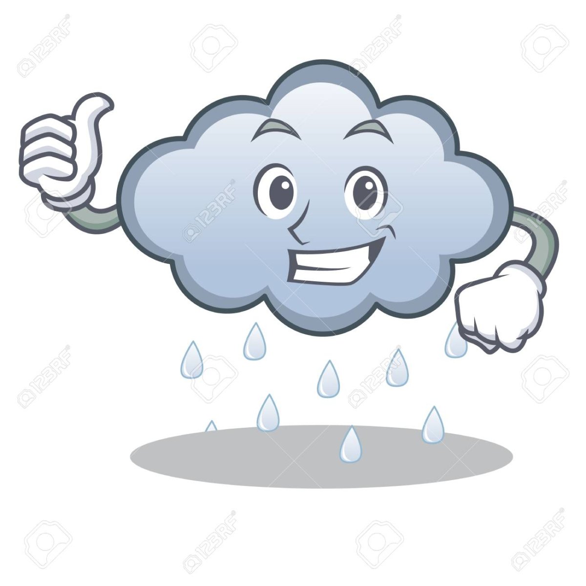 Облако с глазками для детей