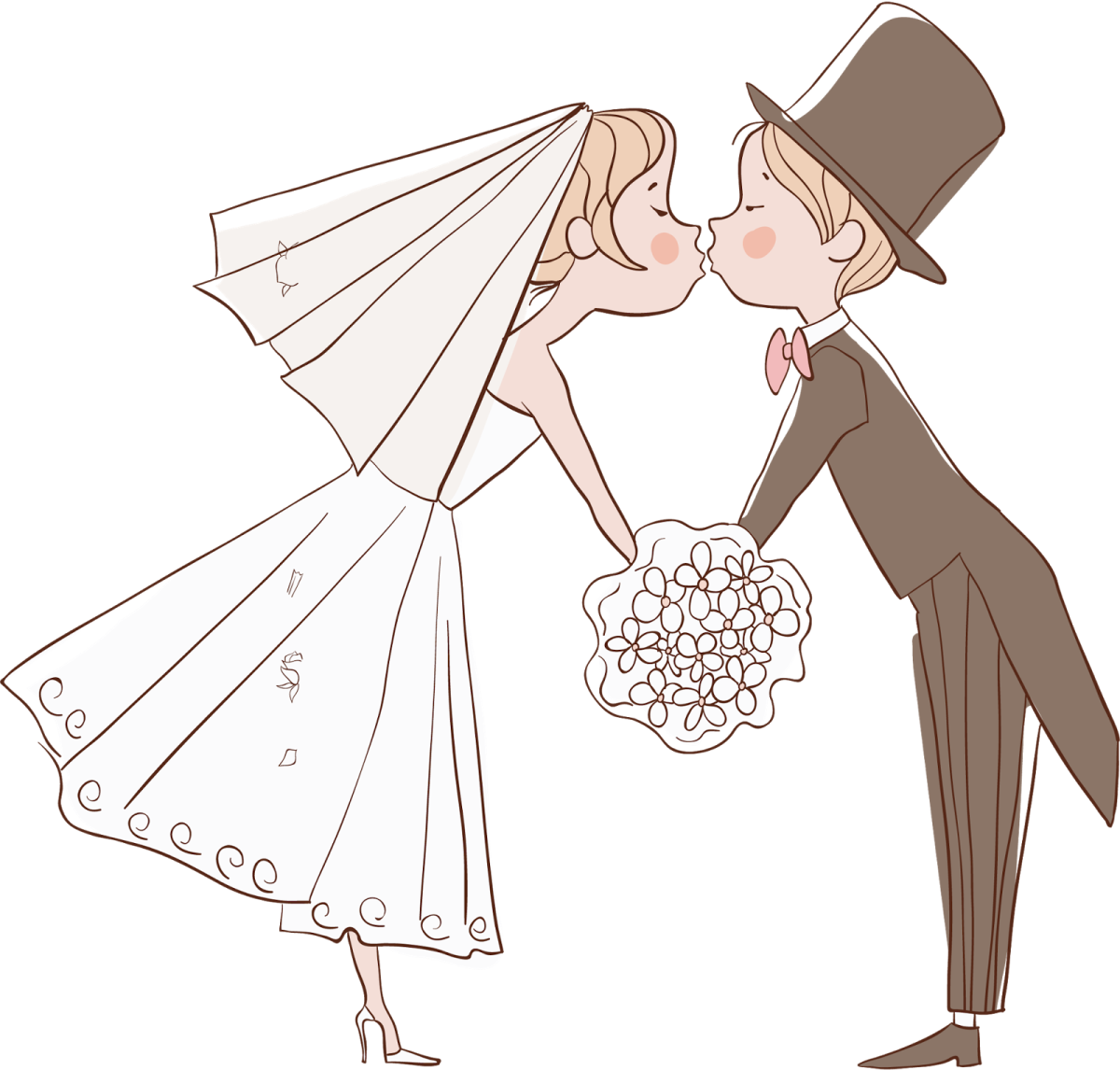 Свадьба рисунок