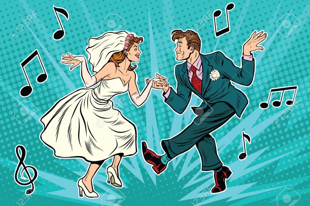 Поп арт свадьба