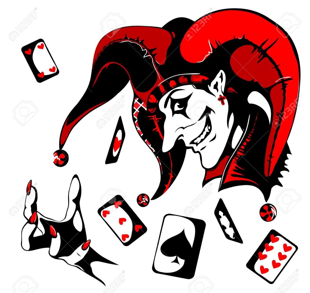 Скоморох карикатура