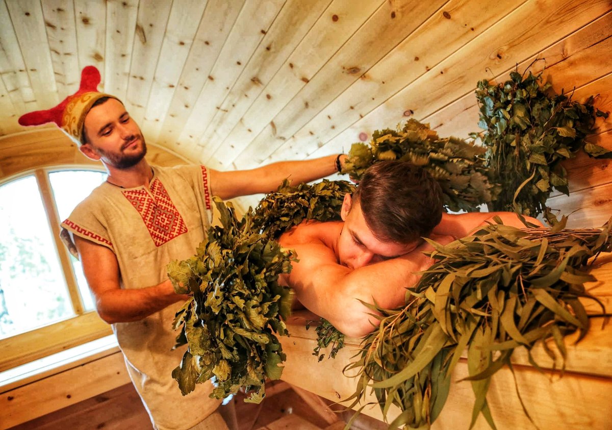 Банщик с веником