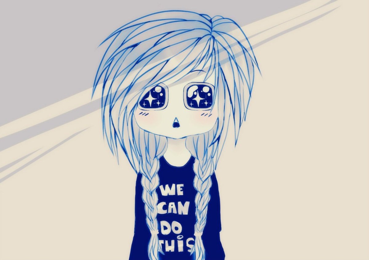 Няшки девочки для срисовки