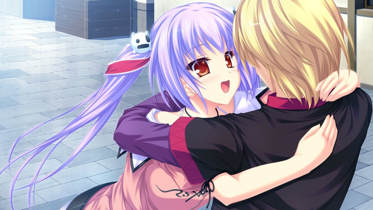 Flyable Heart аниме поцелуй