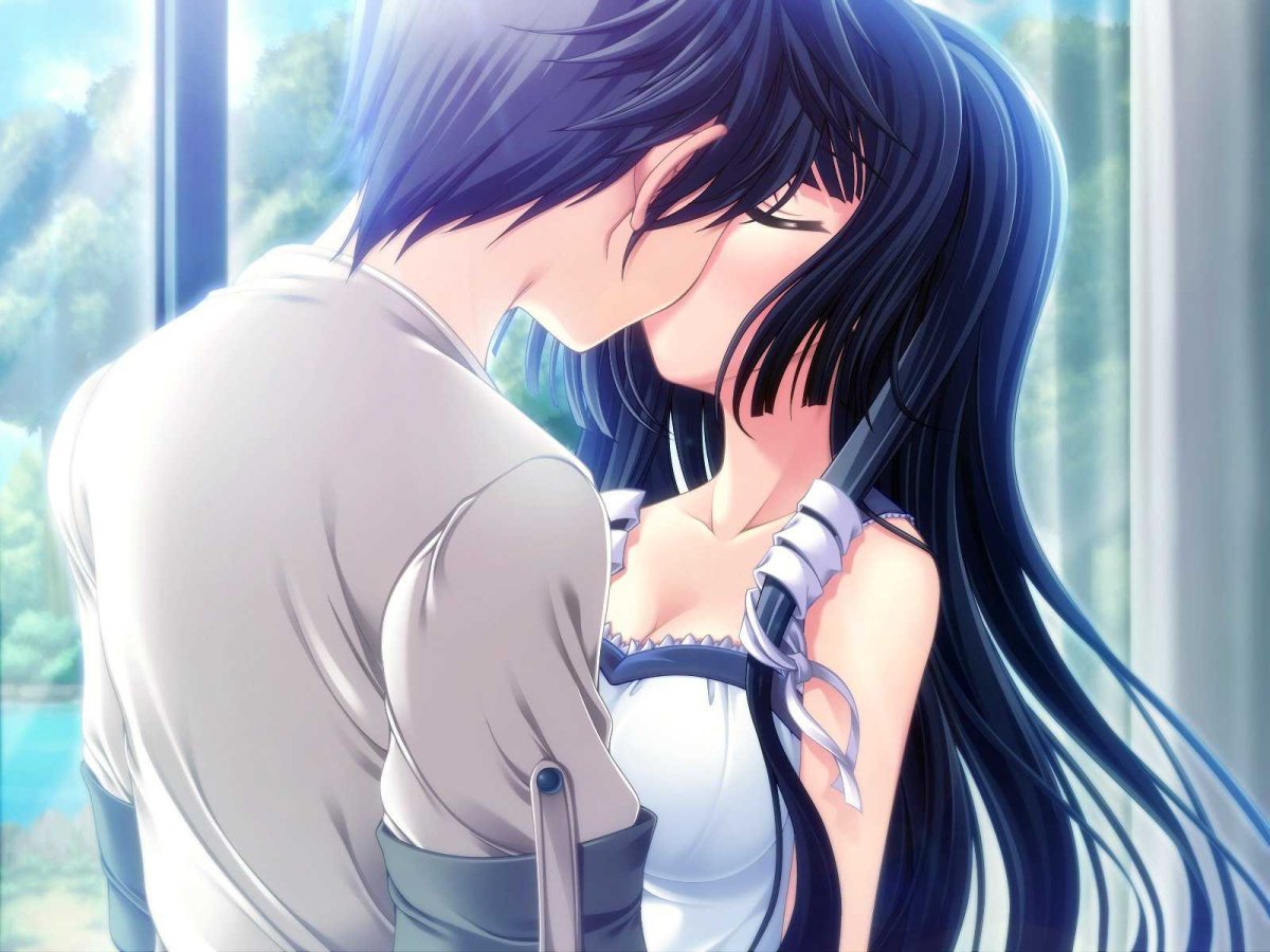 Аниме поцелуй