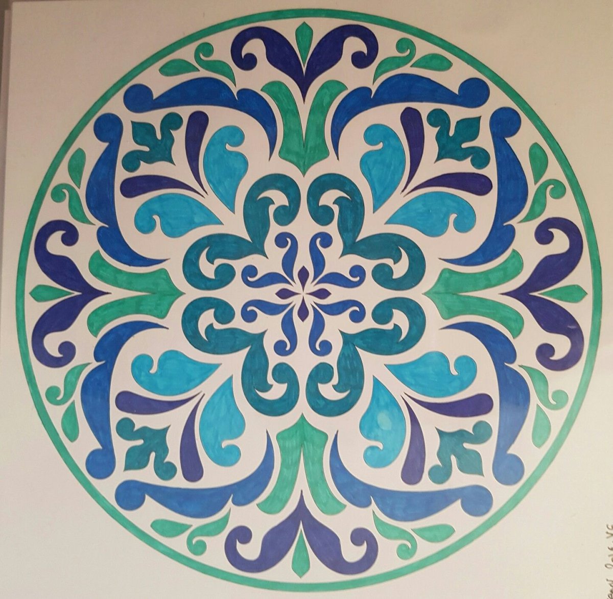 Тарелка с татарским орнаментом