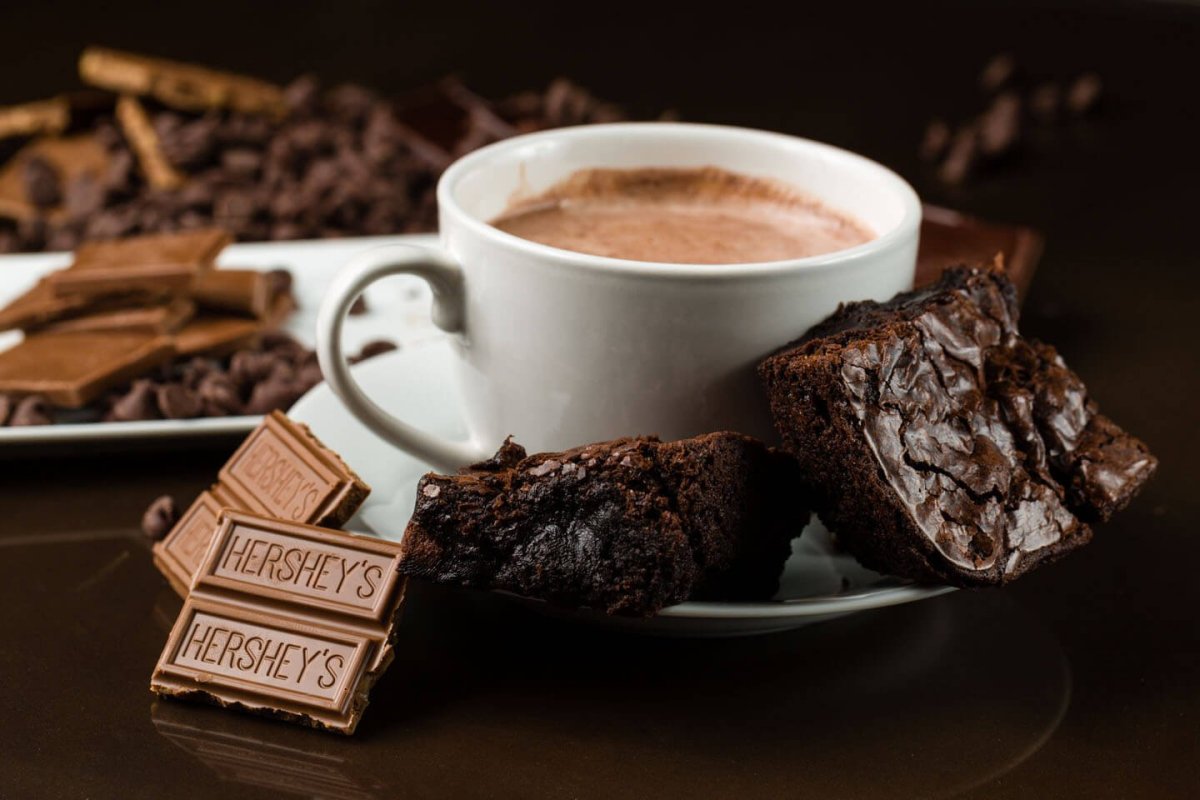 Чай с шоколадом