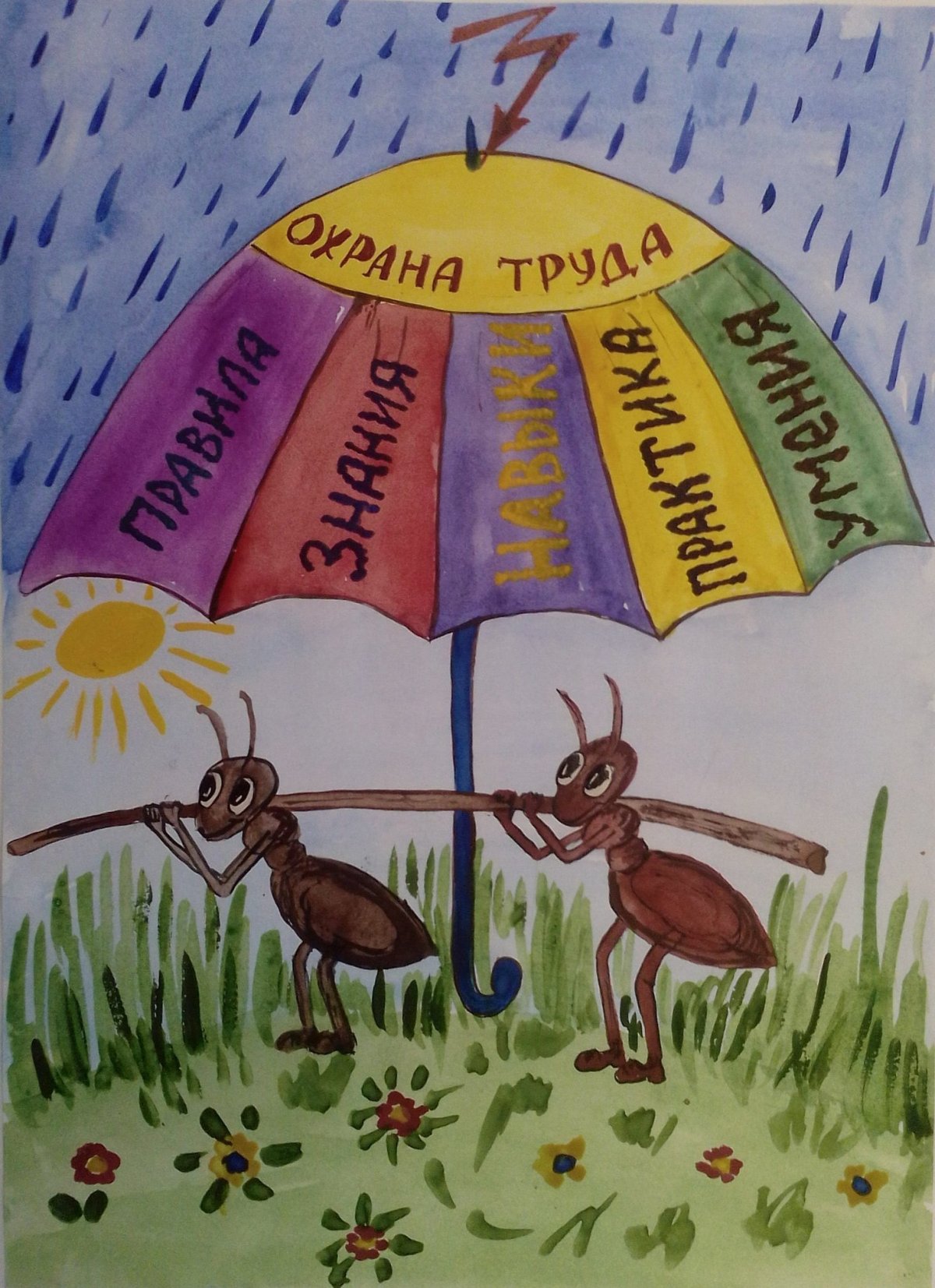 Охрана труда глазами детей