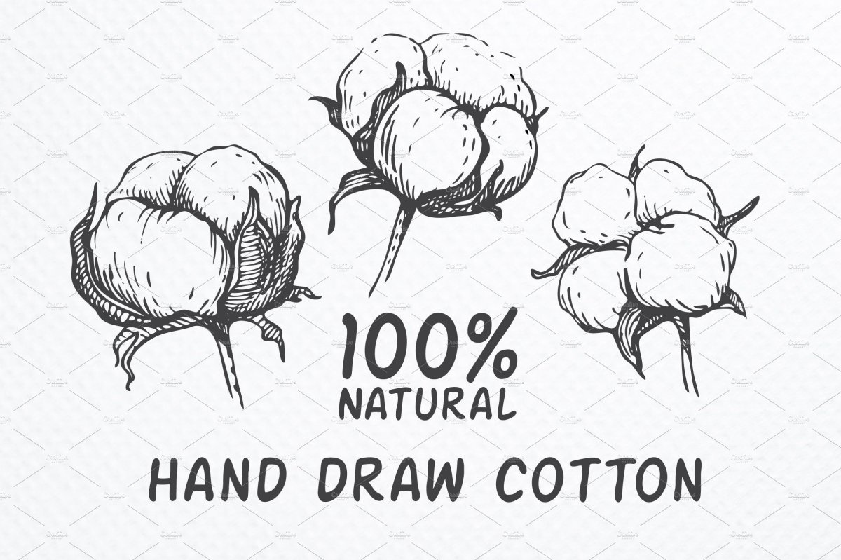 Хлопок контурный рисунок