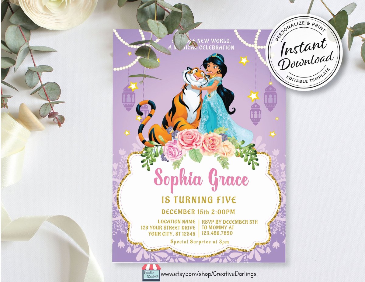 Поздравления с днём рождения сестре от сестры принцесса Жасмин