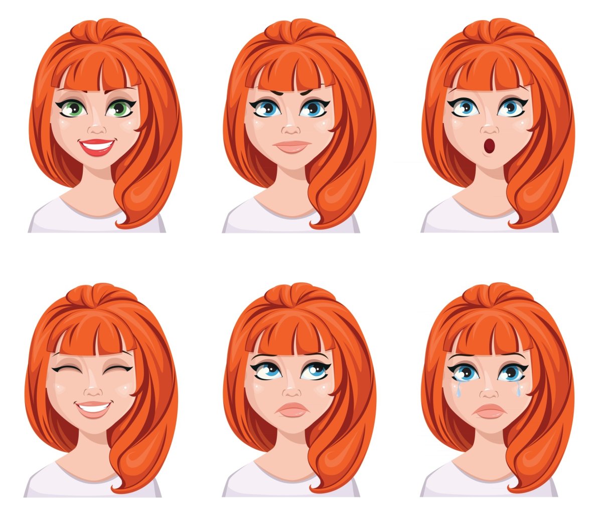 Лица детей с разными эмоциями