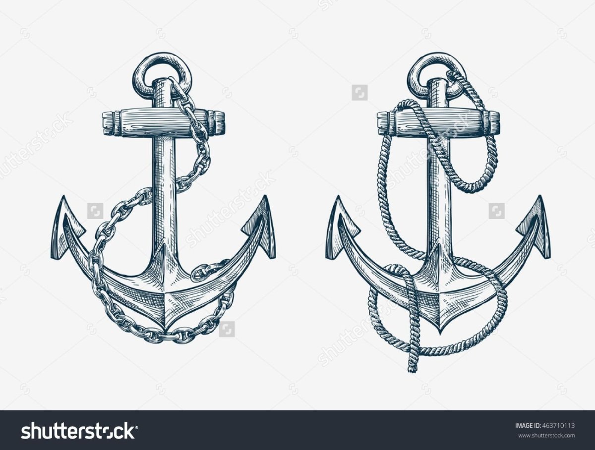 Якорь с крыльями