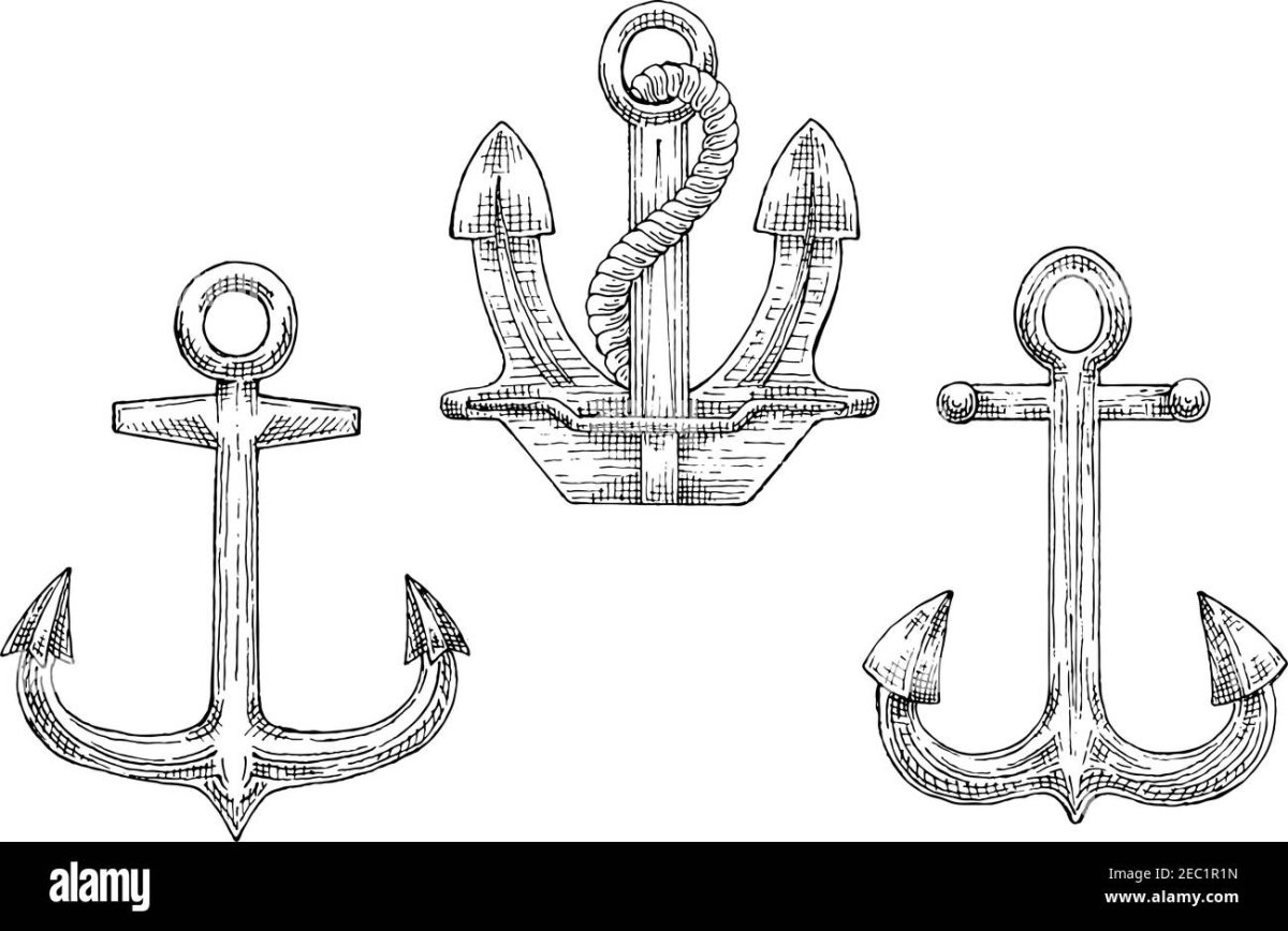 Средневековый якорь