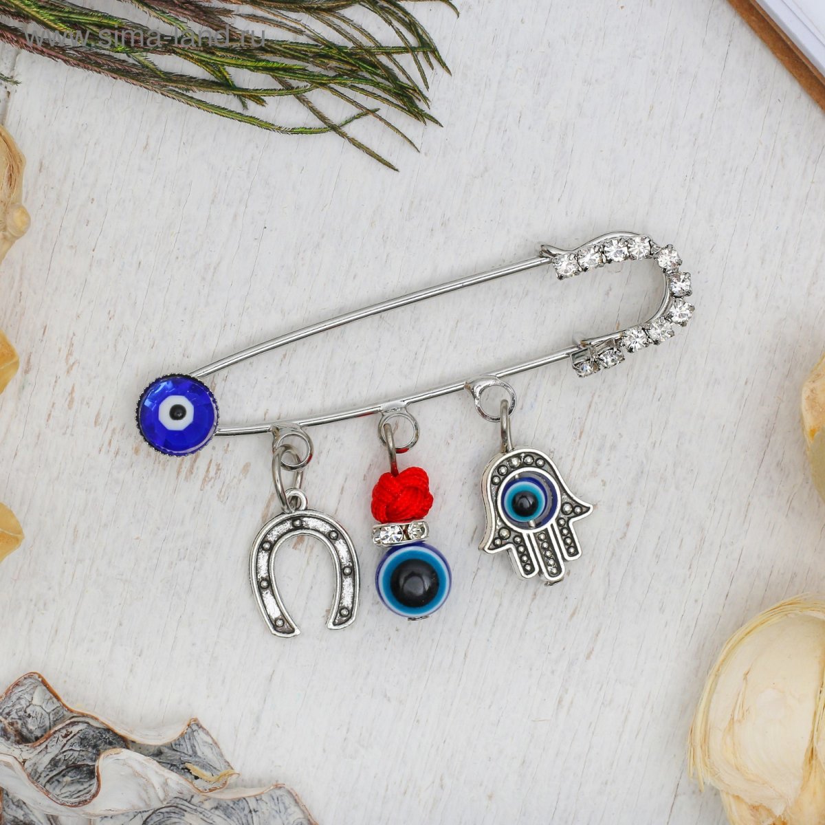 Булавочки от сглаза для новорожденных