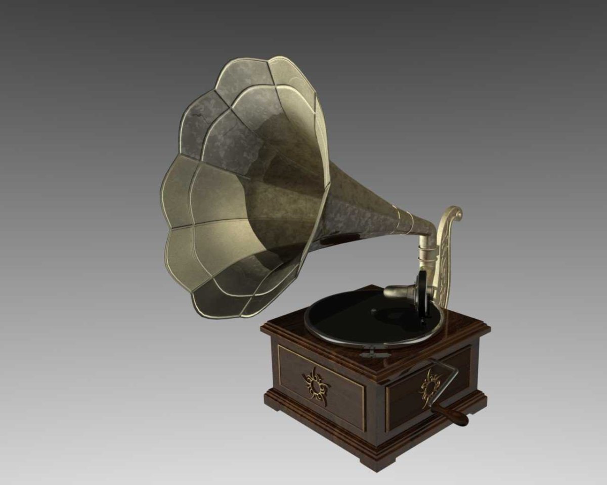 Старинный граммофон