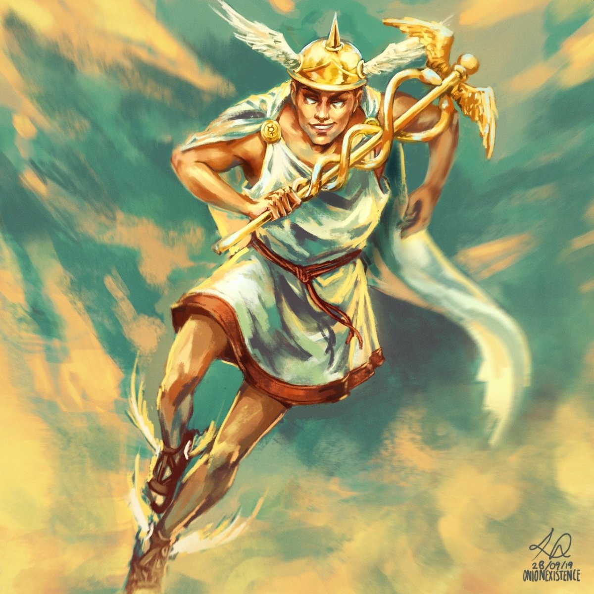 Греческий Бог фотосессия