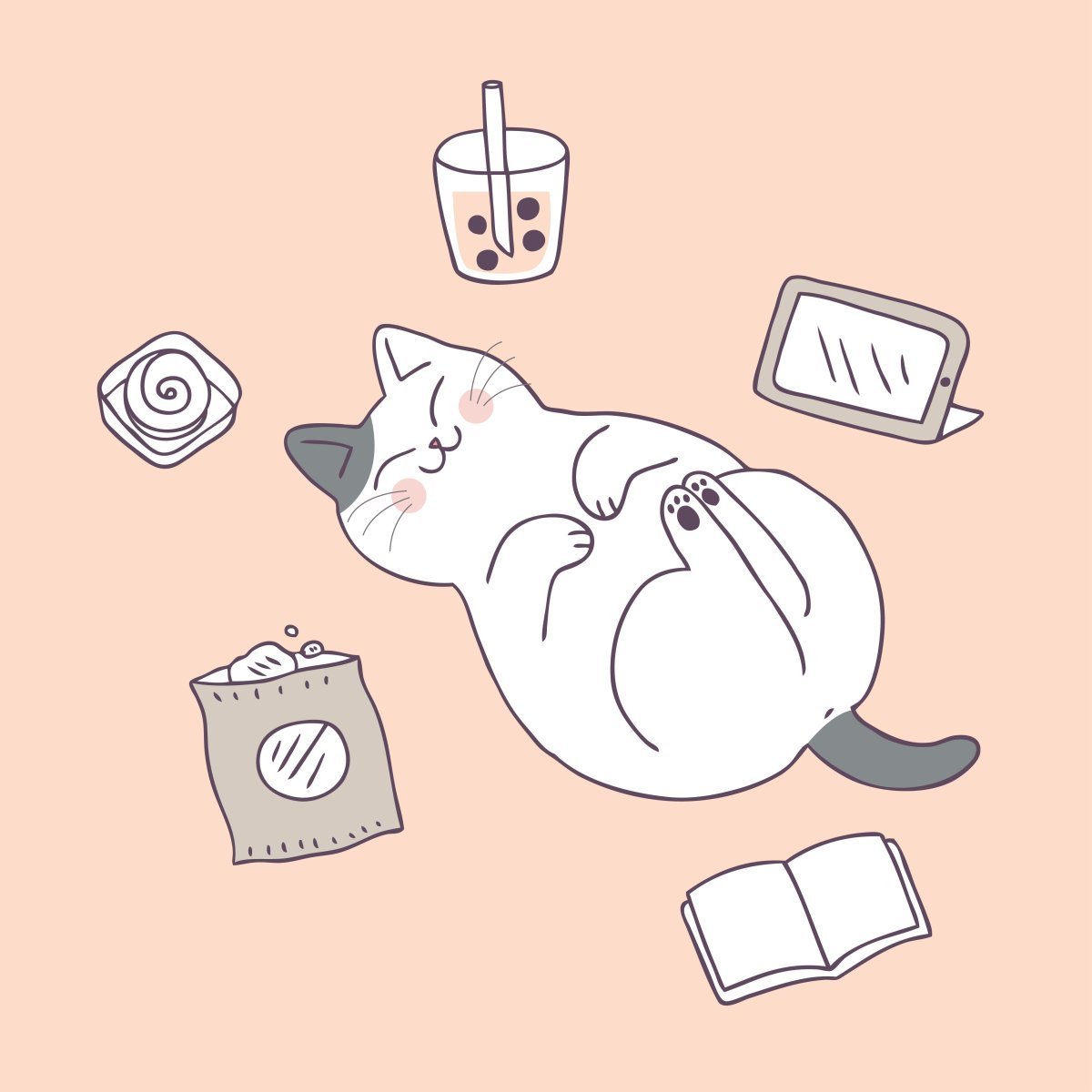 Пушин Кэт раскраска