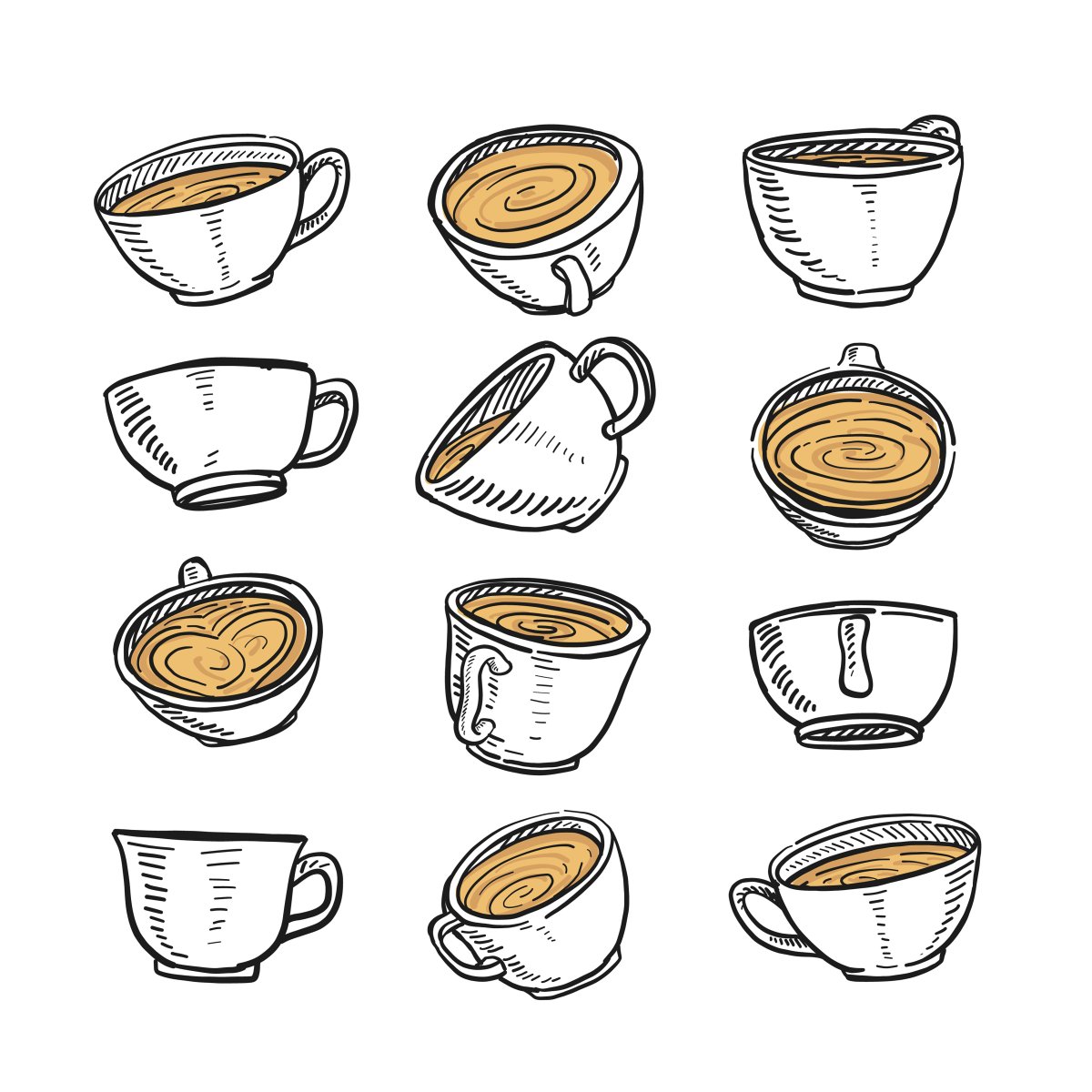 Кружка в разных ракурсах