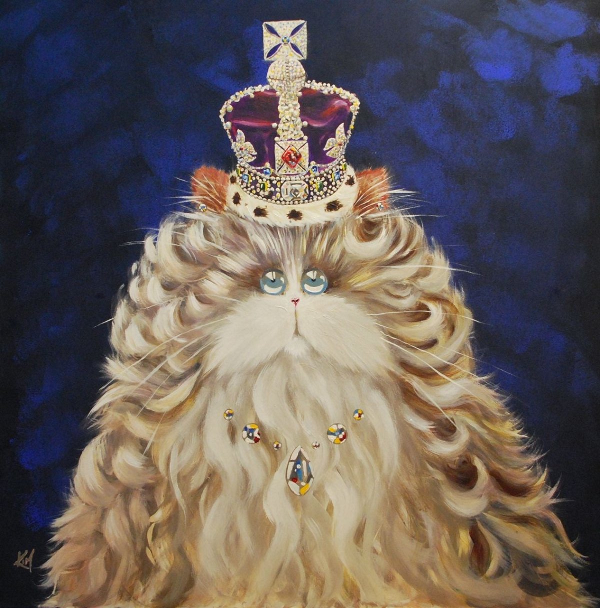 Кот в короне