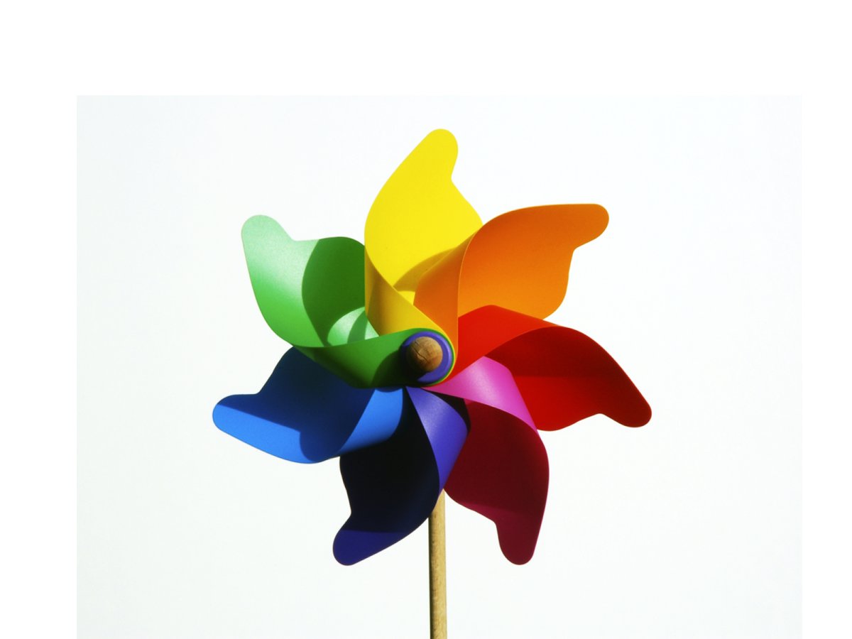 Вертушка разноцветная