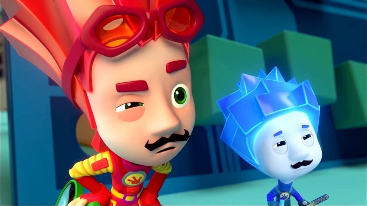 Фиксики Файер и Симка