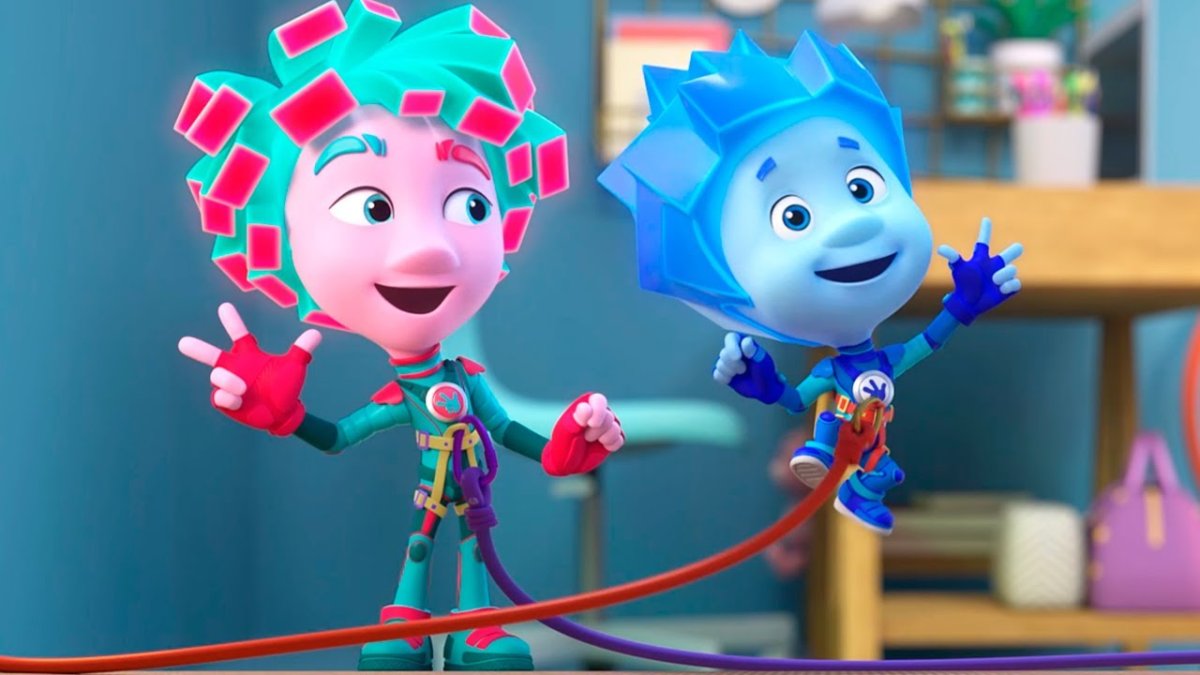 Фиксики шпуля и Игрек