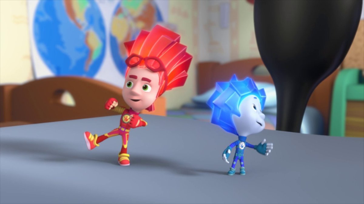 Фиксики Симка Нолик Файер Игрек шпуля и Верта