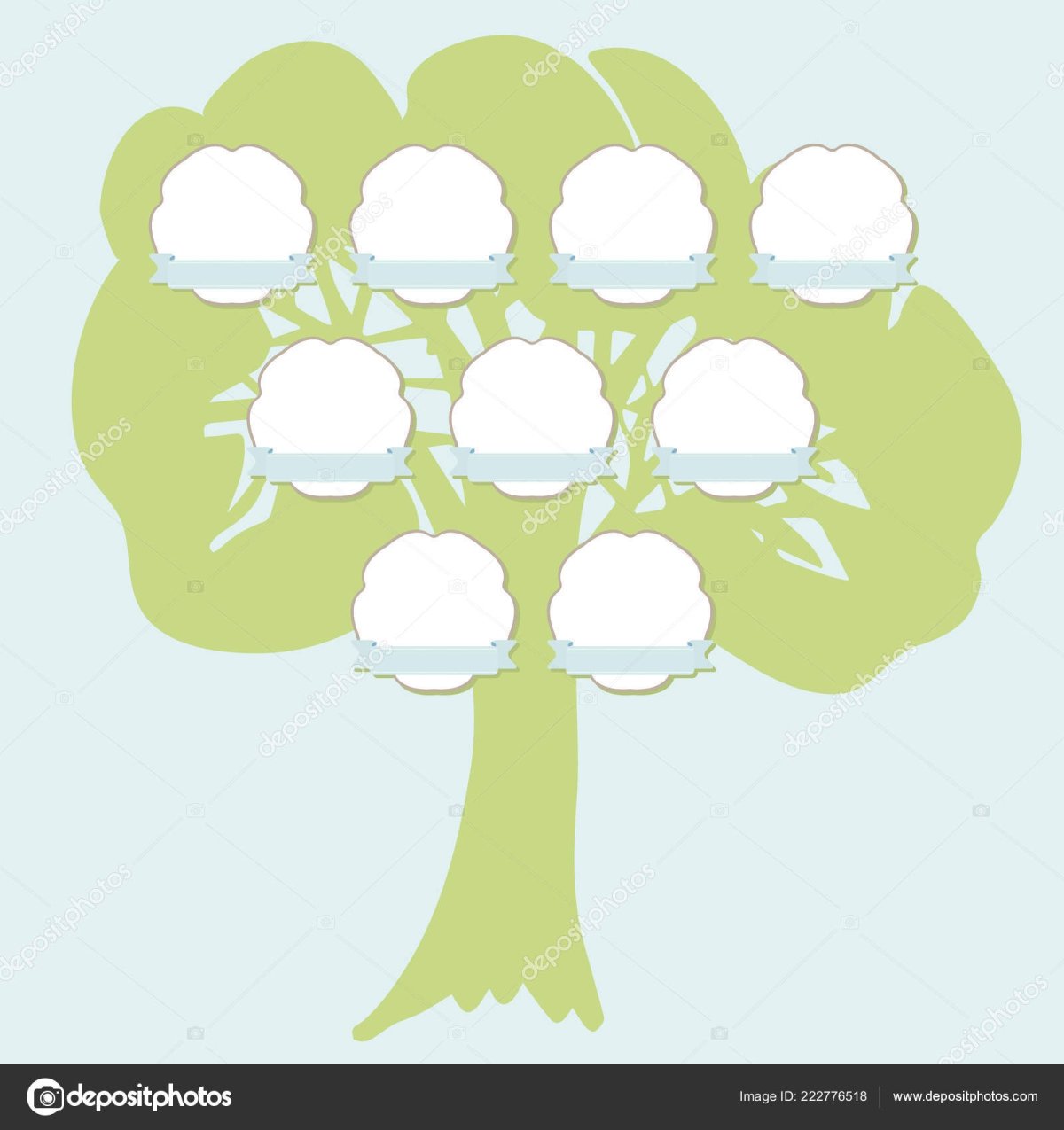 Древо рода раскраска