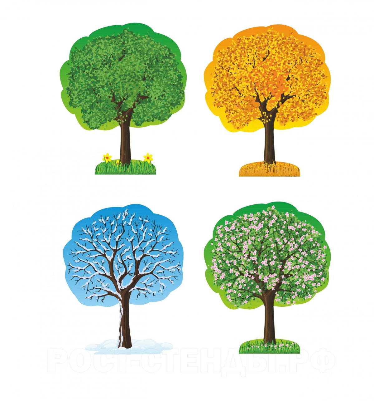 Времена года на дереве